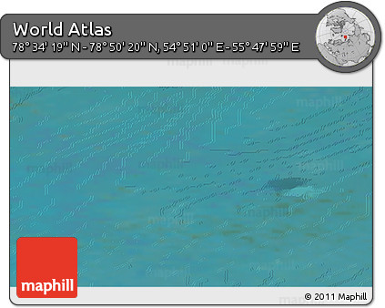 Satellite 3D Map of the Area around 78° 42' 20" N, 55° 19' 30" E