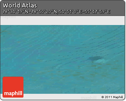 Satellite 3D Map of the Area around 78° 42' 20" N, 55° 19' 30" E