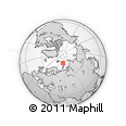 Outline Map of the Area around 78° 42' 20" N, 55° 19' 30" E, rectangular outline