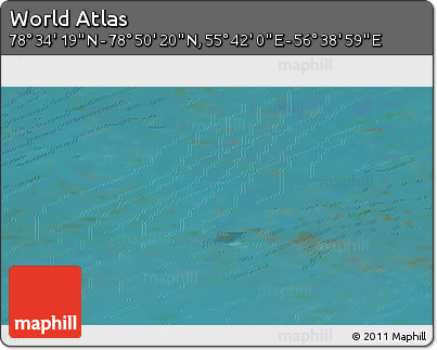 Satellite 3D Map of the Area around 78° 42' 20" N, 56° 10' 29" E