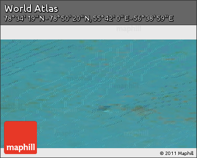 Satellite 3D Map of the Area around 78° 42' 20" N, 56° 10' 29" E