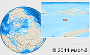 Shaded Relief Location Map of the area around 78° 42' 20" N, 56° 10' 29" E