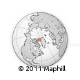Outline Map of the Area around 78° 42' 20" N, 64° 31' 30" W, rectangular outline