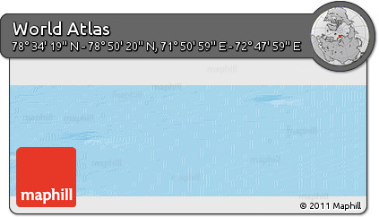 Physical Panoramic Map of the Area around 78° 42' 20" N, 72° 19' 29" E