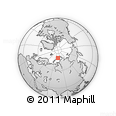Outline Map of the Area around 78° 42' 20" N, 75° 43' 29" E, rectangular outline