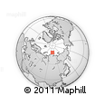 Outline Map of the Area around 78° 56' 37" N, 103° 46' 30" E, rectangular outline