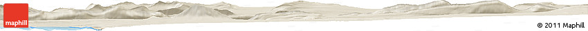 Shaded Relief Horizon Map of the Area around 78° 56' 37" N, 12° 49' 29" E