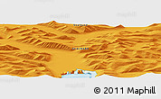 Political Panoramic Map of the area around 78° 56' 37" N, 15° 22' 30" E