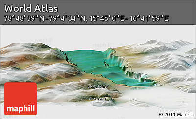 Satellite Panoramic Map of the Area around 78° 56' 37" N, 16° 13' 30" E
