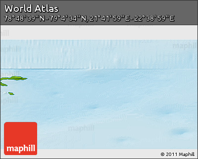 Physical 3D Map of the Area around 78° 56' 37" N, 22° 10' 29" E