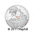 Outline Map of the Area around 78° 56' 37" N, 51° 55' 29" E, rectangular outline