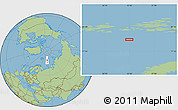Savanna Style Location Map of the area around 78° 56' 37" N, 53° 37' 30" E