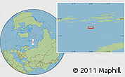 Savanna Style Location Map of the area around 78° 56' 37" N, 54° 28' 30" E