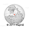 Outline Map of the Area around 78° 56' 37" N, 57° 52' 30" E, rectangular outline