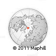 Outline Map of the Area around 78° 56' 37" N, 5° 10' 30" E, rectangular outline