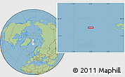 Savanna Style Location Map of the area around 78° 56' 37" N, 6° 1' 30" E