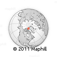 Outline Map of the Area around 78° 56' 37" N, 80° 40' 30" W, rectangular outline