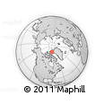 Outline Map of the Area around 78° 56' 37" N, 82° 22' 30" W, rectangular outline
