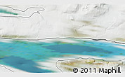 Satellite 3D Map of the area around 78° 56' 37" N, 83° 13' 29" W