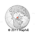 Outline Map of the Area around 78° 56' 37" N, 96° 49' 29" W, rectangular outline