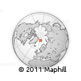 Outline Map of the Area around 78° 56' 37" N, 9° 25' 30" E, rectangular outline