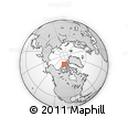 Outline Map of the Area around 79° 10' 48" N, 107° 1' 30" W, rectangular outline