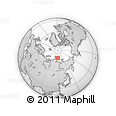 Outline Map of the Area around 79° 10' 48" N, 118° 13' 29" E, rectangular outline