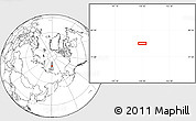 Blank Location Map of the area around 79° 10' 48" N, 150° 31' 30" E