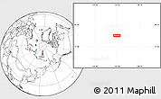 Blank Location Map of the area around 79° 10' 48" N, 154° 46' 30" E
