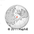 Outline Map of the Area around 79° 10' 48" N, 160° 43' 29" E, rectangular outline