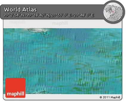 Satellite 3D Map of the Area around 79° 10' 48" N, 21° 19' 30" E
