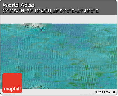 Satellite 3D Map of the Area around 79° 10' 48" N, 21° 19' 30" E