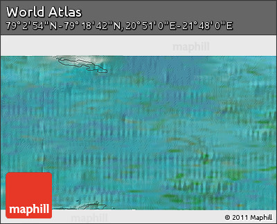 Satellite 3D Map of the Area around 79° 10' 48" N, 21° 19' 30" E