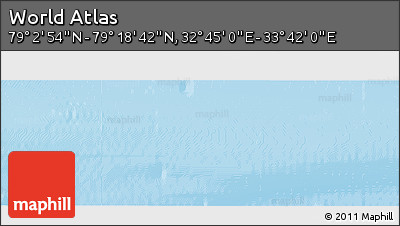 Physical Panoramic Map of the Area around 79° 10' 48" N, 33° 13' 30" E