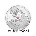 Outline Map of the Area around 79° 10' 48" N, 51° 4' 30" E, rectangular outline