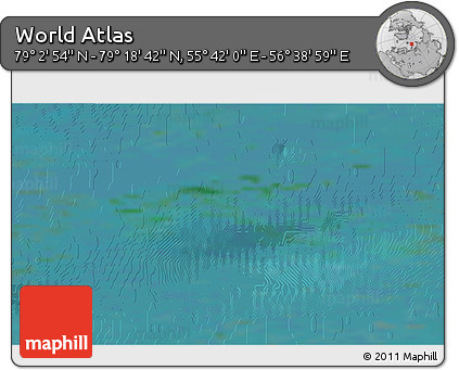 Satellite 3D Map of the Area around 79° 10' 48" N, 56° 10' 29" E