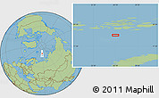 Savanna Style Location Map of the area around 79° 10' 48" N, 56° 10' 29" E