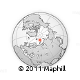 Outline Map of the Area around 79° 10' 48" N, 56° 10' 29" E, rectangular outline