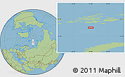 Savanna Style Location Map of the area around 79° 10' 48" N, 57° 1' 29" E