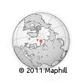 Outline Map of the Area around 79° 10' 48" N, 57° 52' 30" E, rectangular outline