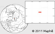 Blank Location Map of the area around 79° 10' 48" N, 58° 43' 30" E