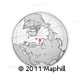 Outline Map of the Area around 79° 10' 48" N, 60° 25' 29" E, rectangular outline