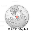 Outline Map of the Area around 79° 10' 48" N, 61° 16' 29" E, rectangular outline