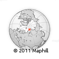 Outline Map of the Area around 79° 10' 48" N, 72° 19' 29" E, rectangular outline