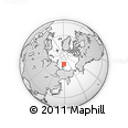 Outline Map of the Area around 79° 24' 54" N, 148° 49' 29" E, rectangular outline