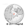 Outline Map of the Area around 79° 24' 54" N, 161° 34' 29" E, rectangular outline