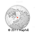 Outline Map of the Area around 79° 24' 54" N, 24° 43' 30" E, rectangular outline