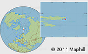 Savanna Style Location Map of the area around 79° 24' 54" N, 26° 25' 29" E