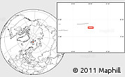 Blank Location Map of the area around 79° 24' 54" N, 34° 4' 30" E