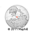 Outline Map of the Area around 79° 24' 54" N, 51° 55' 29" E, rectangular outline